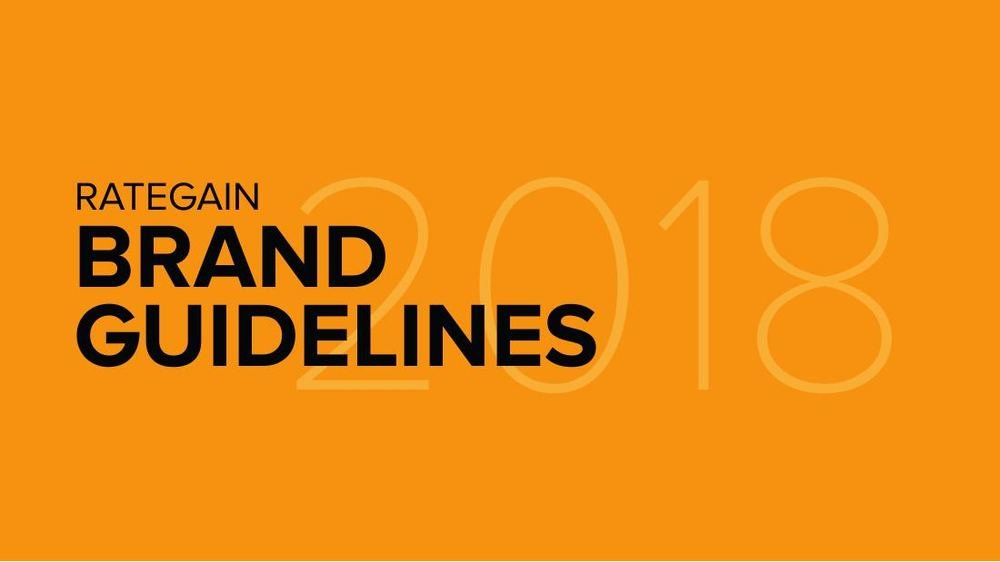 RateGain Brand Guidelines 2018, cover