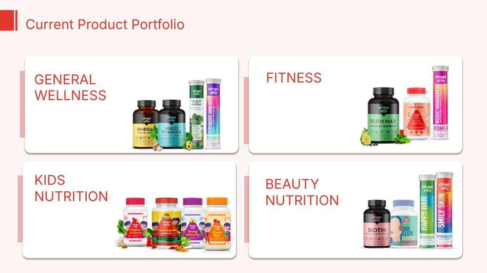 Zingavita product portfolio